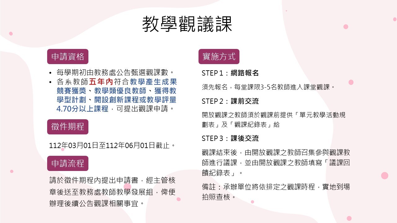 觀議課